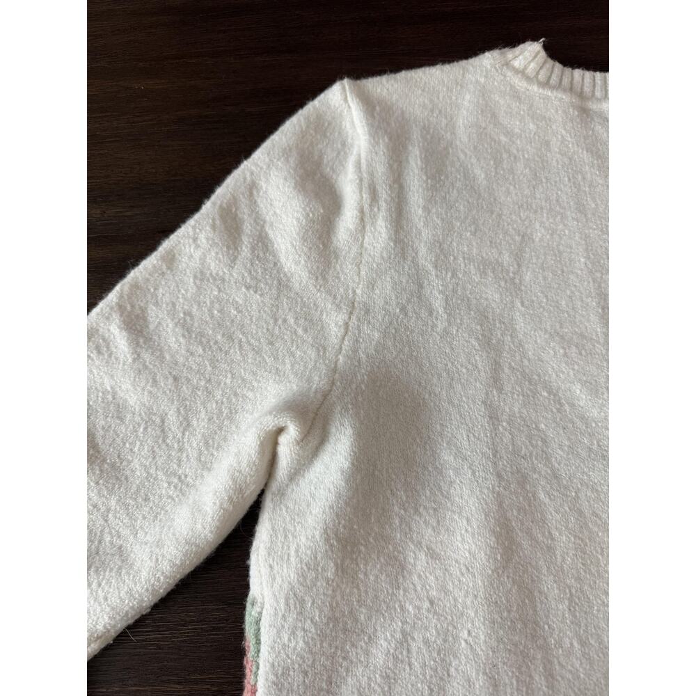 Talbots Multicolor Chevron Crew Neck Sweater - Picture 9 of 9